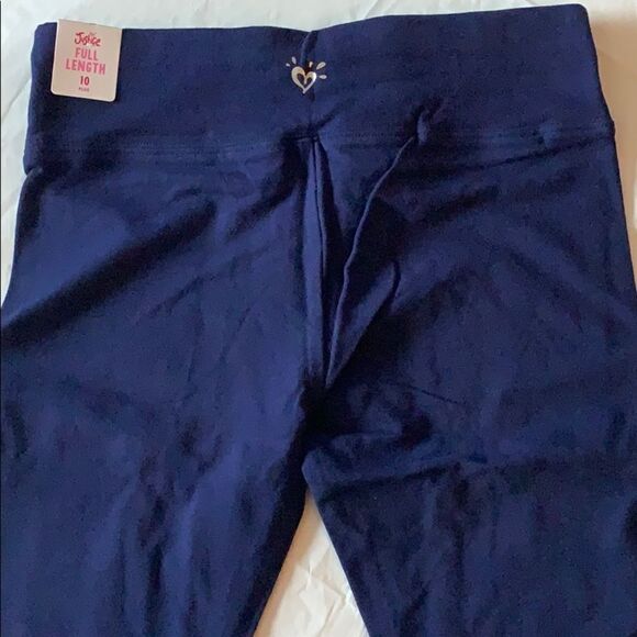 Justice Navy Blue Full Length Leggings. Sz 10Plus - Picture 4 of 5